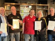 Fünf ausgezeichnete Mitglieder des SC Opel