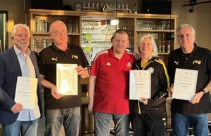 Fünf ausgezeichnete Mitglieder des SC Opel