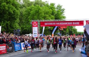 17.500 Läuferinnen und Läufer zum Gutenberg-Halbmarathon erwartet Rekordteilnehmerzahl ist am 10. Mai in Mainz unterwegs
