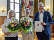 Ehrenbrief des Landes Hessen: Stadt Rüsselsheim am Main ehrt Martina Göckel und Gunda Walter