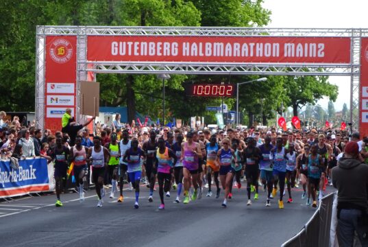 Stundenmarke beim Gutenberg-Halbmarathon erstmals geknackt