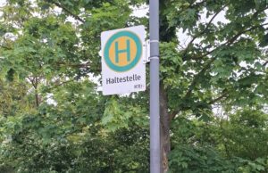 Eine Bushaltestelle im Testmodus Haltepunkt soll die Erreichbarkeit in Nierstein verbessern