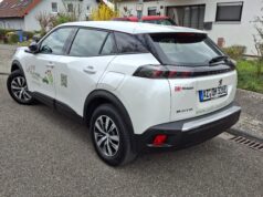 Neuer Mobilitätsansatz in Oppenheim Ein E-Carsharing-Fahrzeug von Solix energie wird am Bahnhofsparkplatz zur Nutzung bereit stehen.