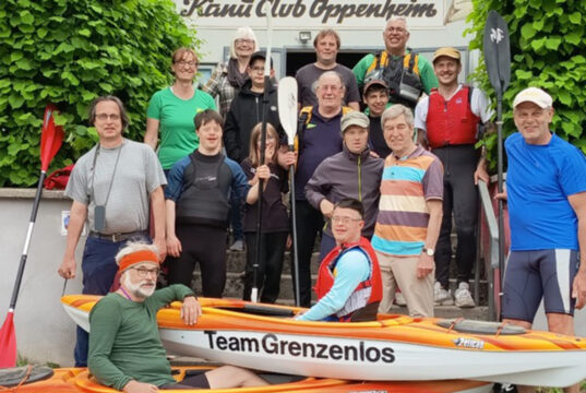 Beim Kanu-Club Oppenheim wächst das Team Grenzenlos
