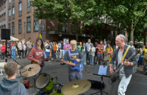 Raum für ein Experiment in der Mittleren Bleiche Sommerstraße lädt ein, den öffentlichen Raum aus neuen Perspektiven zu sehen