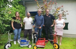Mit Spende „Fuhrpark“ der Kita V erweitert