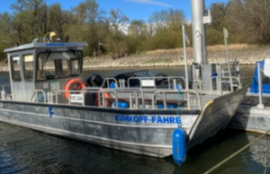 Kühkopffähre rückt näher Die SGD Süd hat die Genehmigung zur Wiederaufnahme des Fährverkehrs erteilt