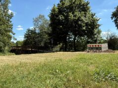Fußgängerbrücke im Burgpark wird erneuert: Betroffener Bereich gesperrt