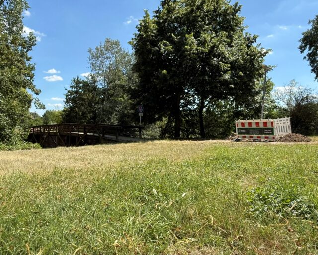 Fußgängerbrücke Burgpark Gustavsburg