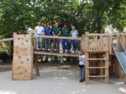 Spielplatz Liebigstraße mit neuer Kletteranlage wiedereröffnet