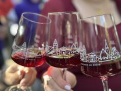 Weinprobe der Oberbürgermeisterin zum Jubiläum des Rotweinfestes