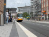 Die Tram fährt nun durch die Binger Straße