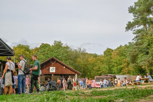 Der Lennebergwald glänzte als Jubiläumscampus