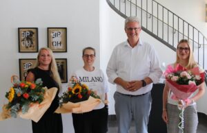 Dienstjubiläen und Vereidigung bei der Stadtverwaltung